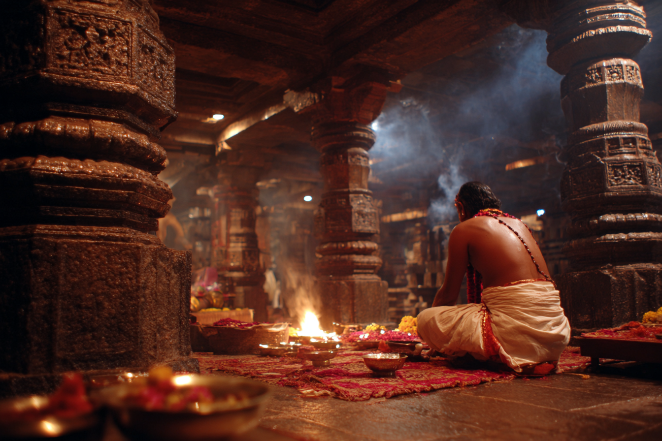 UK Devotees at Pooja