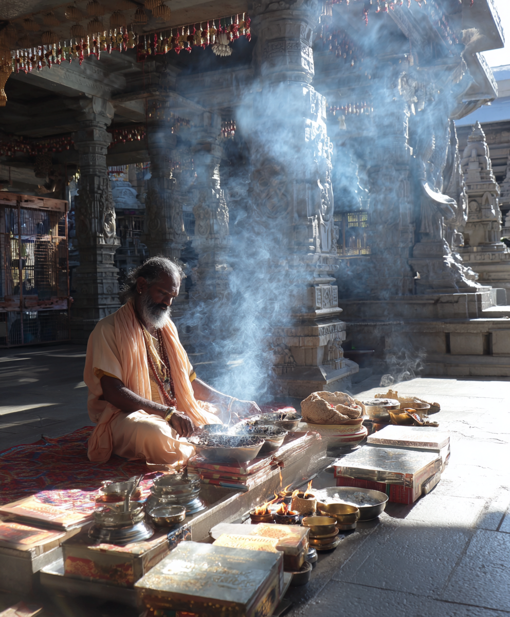 Kalasha setup for pooja