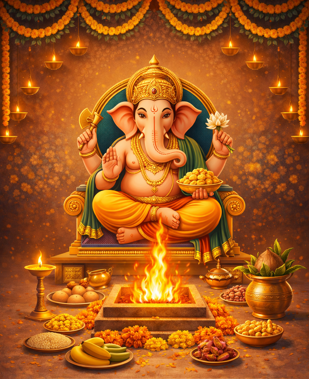 Ashtadravya Ganapathi Homam